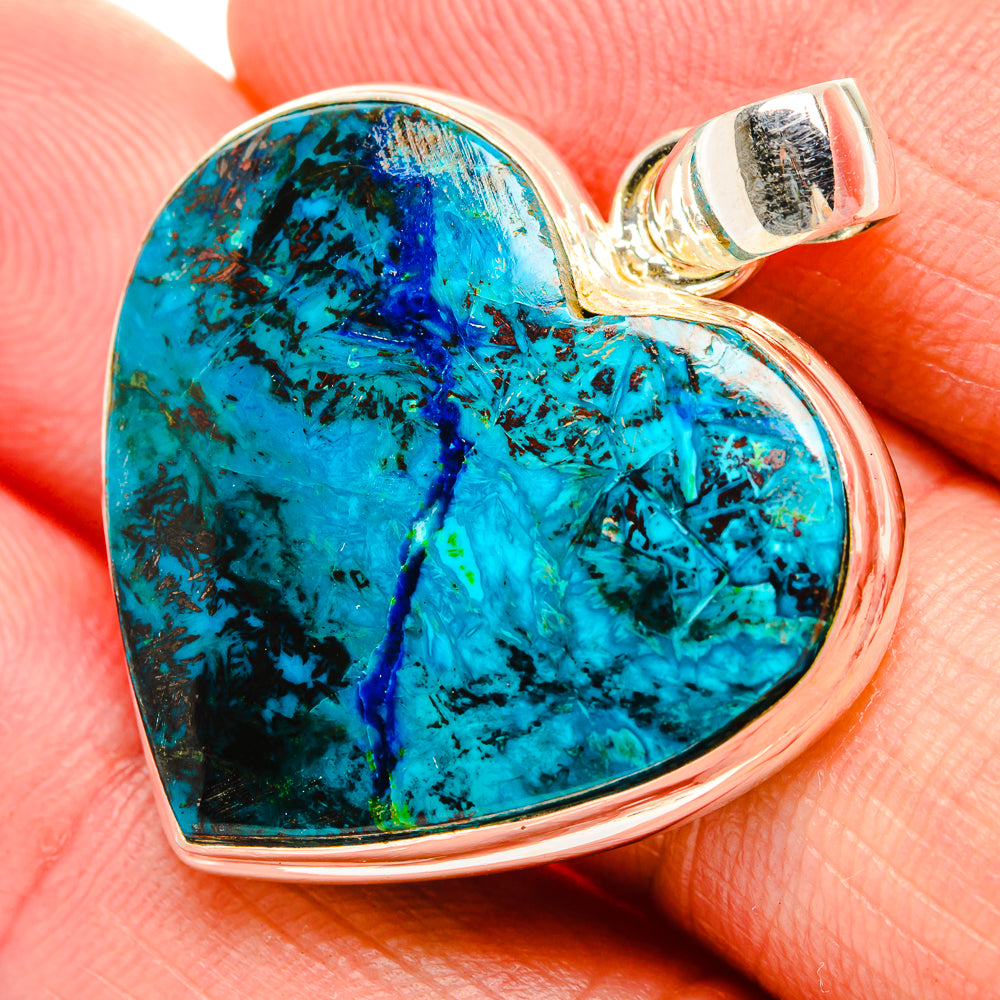 Shattuckite Pendants handcrafted by Ana Silver Co - PD33046