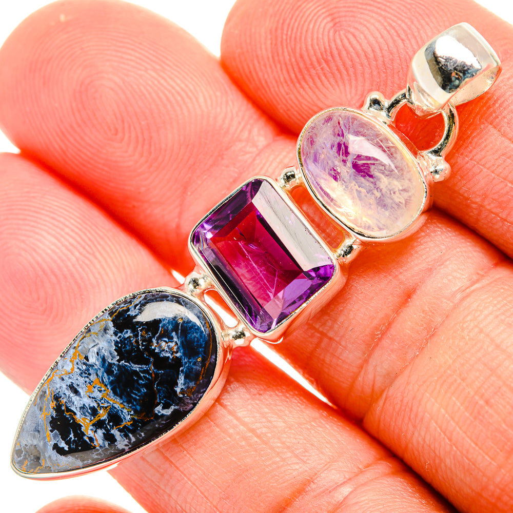Pietersite Pendants handcrafted by Ana Silver Co - PD33066