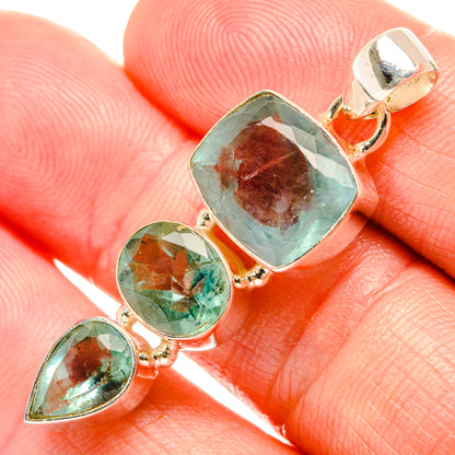 Green Fluorite Pendants handcrafted by Ana Silver Co - PD33122