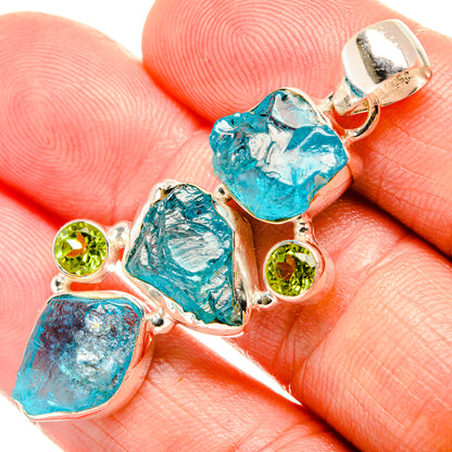 Apatite Pendants handcrafted by Ana Silver Co - PD33125