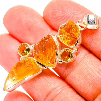 Citrine Pendants handcrafted by Ana Silver Co - PD33128