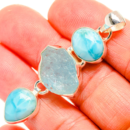 Larimar Pendants handcrafted by Ana Silver Co - PD33142