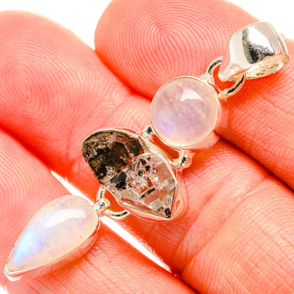 Herkimer Diamond Pendants handcrafted by Ana Silver Co - PD33146