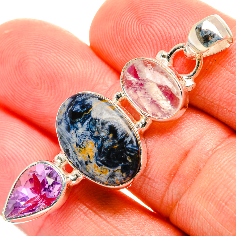 Pietersite Pendants handcrafted by Ana Silver Co - PD33152