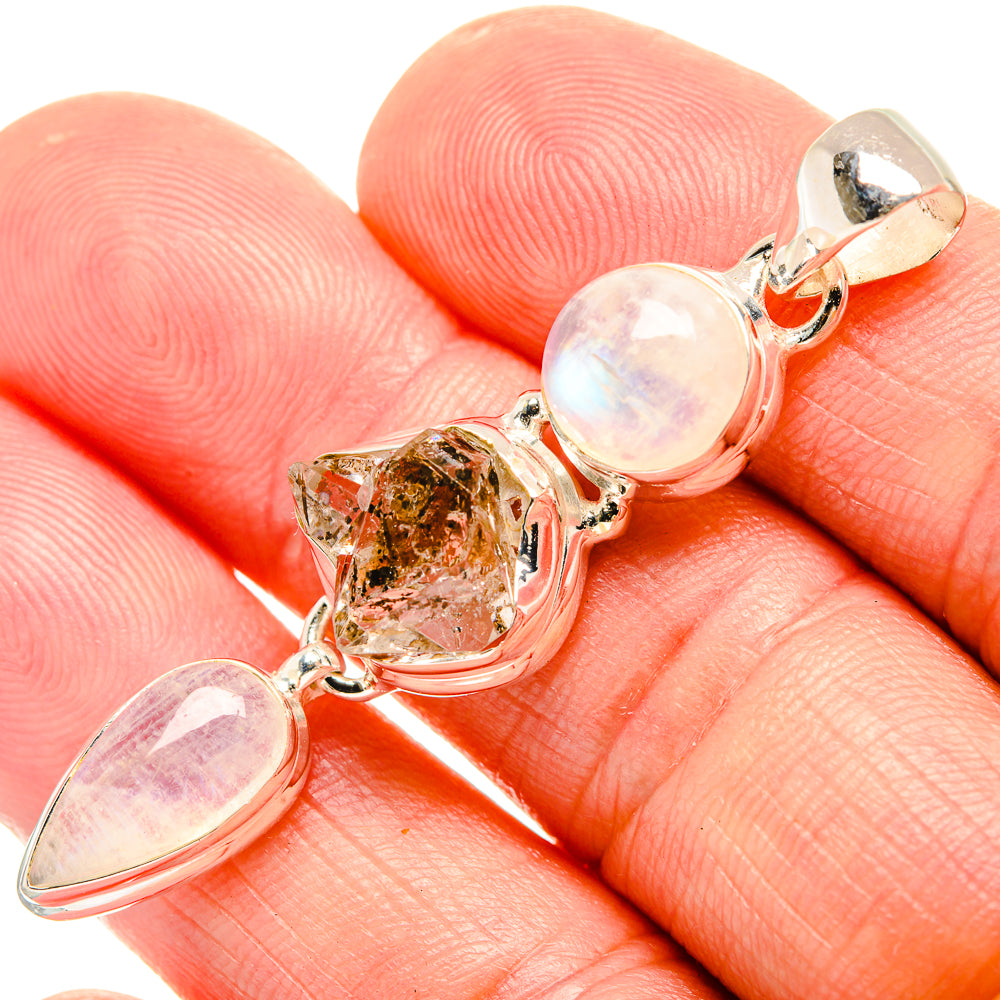 Herkimer Diamond Pendants handcrafted by Ana Silver Co - PD33153