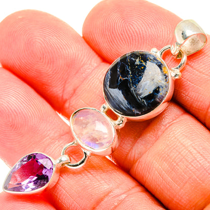 Pietersite Pendants handcrafted by Ana Silver Co - PD33155