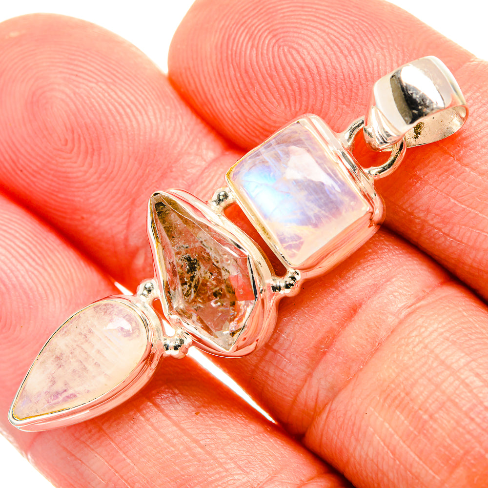 Herkimer Diamond Pendants handcrafted by Ana Silver Co - PD33157