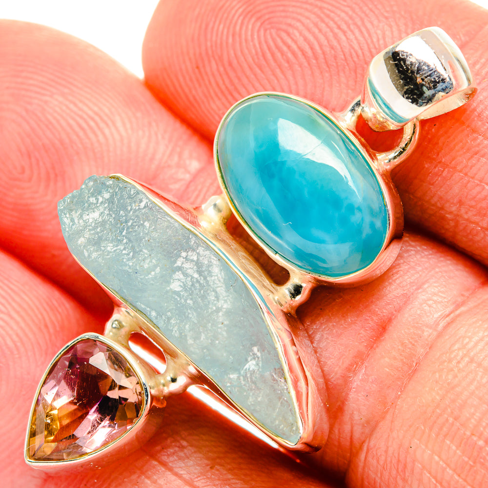 Larimar Pendants handcrafted by Ana Silver Co - PD33159