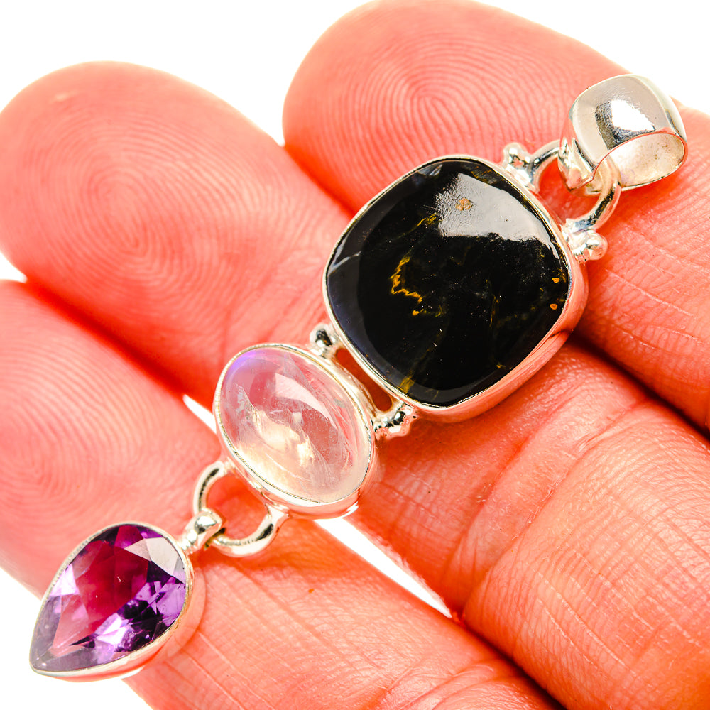 Pietersite Pendants handcrafted by Ana Silver Co - PD33171