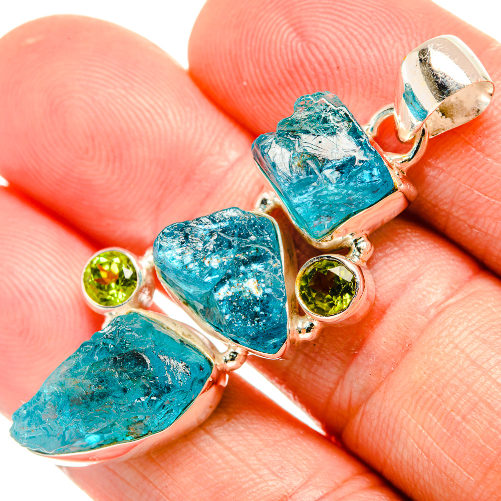 Apatite Pendants handcrafted by Ana Silver Co - PD33174