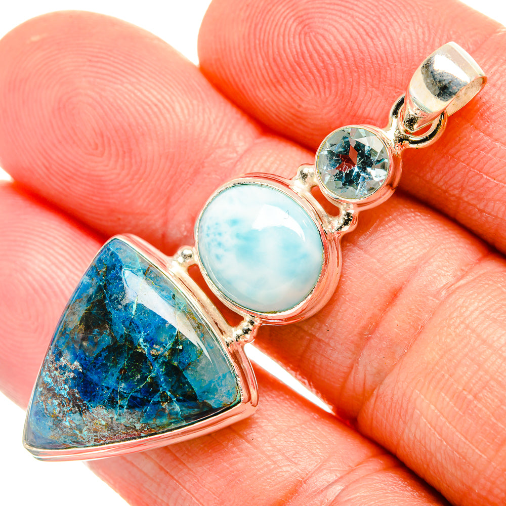 Apatite Pendants handcrafted by Ana Silver Co - PD33178