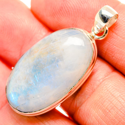 Rainbow Moonstone Pendants handcrafted by Ana Silver Co - PD33179