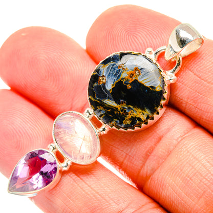 Pietersite Pendants handcrafted by Ana Silver Co - PD33195