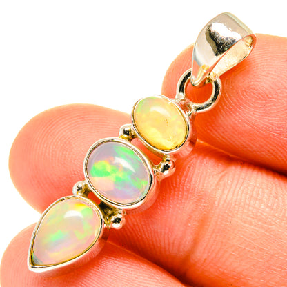 Ethiopian Opal Pendants handcrafted by Ana Silver Co - PD3320