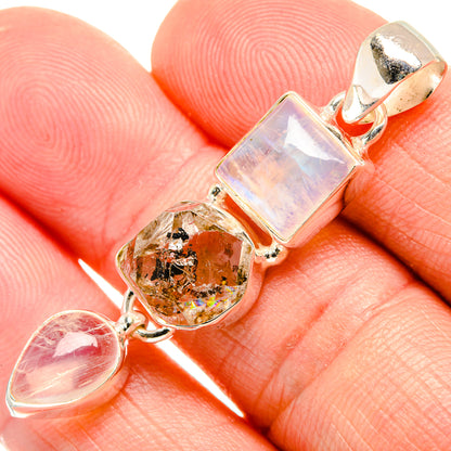 Herkimer Diamond Pendants handcrafted by Ana Silver Co - PD33205