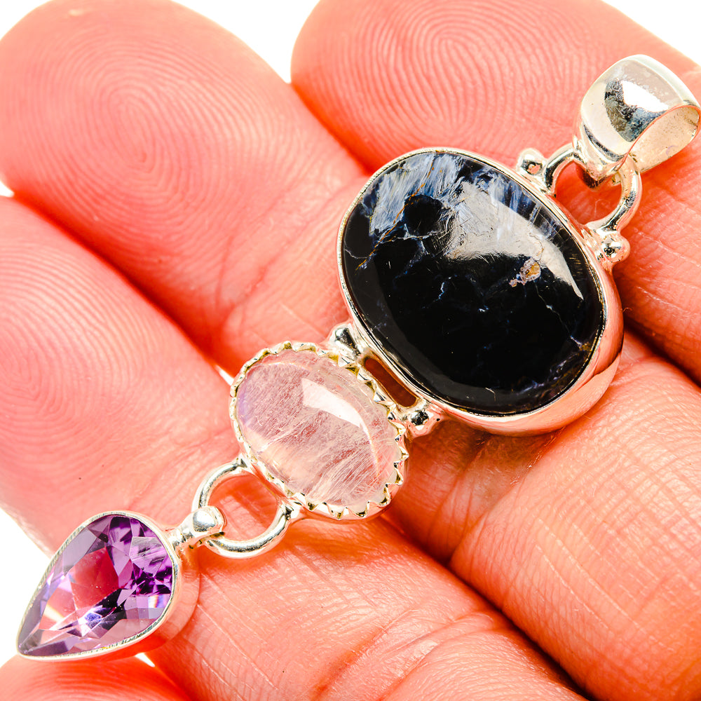 Pietersite Pendants handcrafted by Ana Silver Co - PD33206