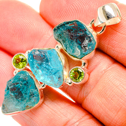 Apatite Pendants handcrafted by Ana Silver Co - PD33207