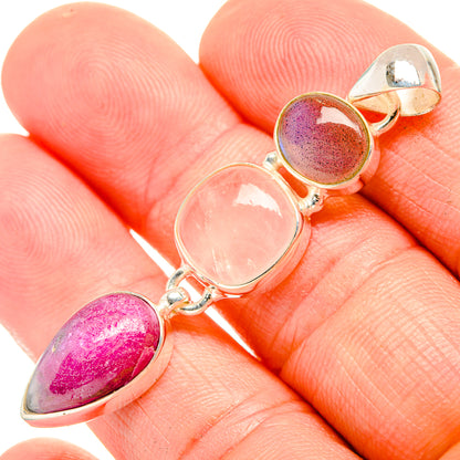 Ruby Fuchsite Pendants handcrafted by Ana Silver Co - PD33220