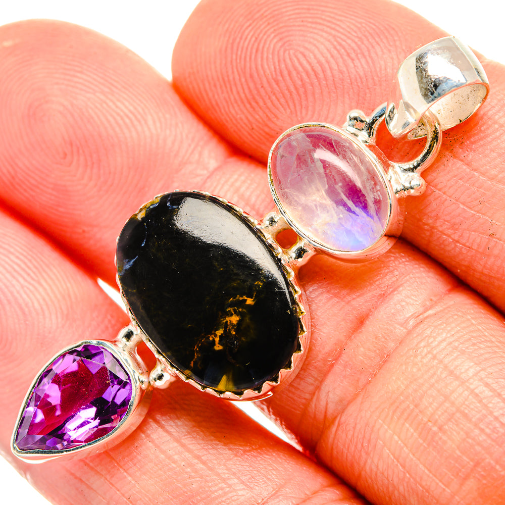 Pietersite Pendants handcrafted by Ana Silver Co - PD33222