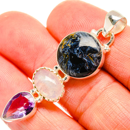Amethyst Stalactite Pendants handcrafted by Ana Silver Co - PD33227