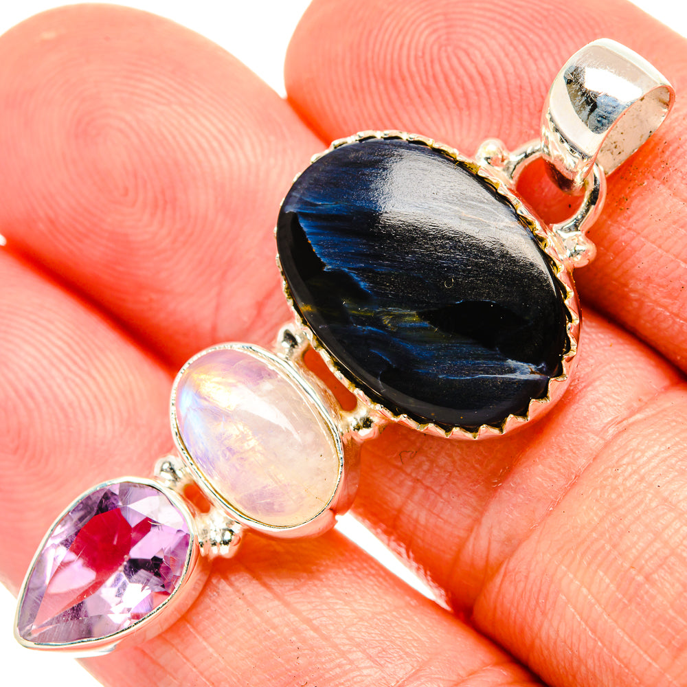 Amethyst Stalactite Pendants handcrafted by Ana Silver Co - PD33229