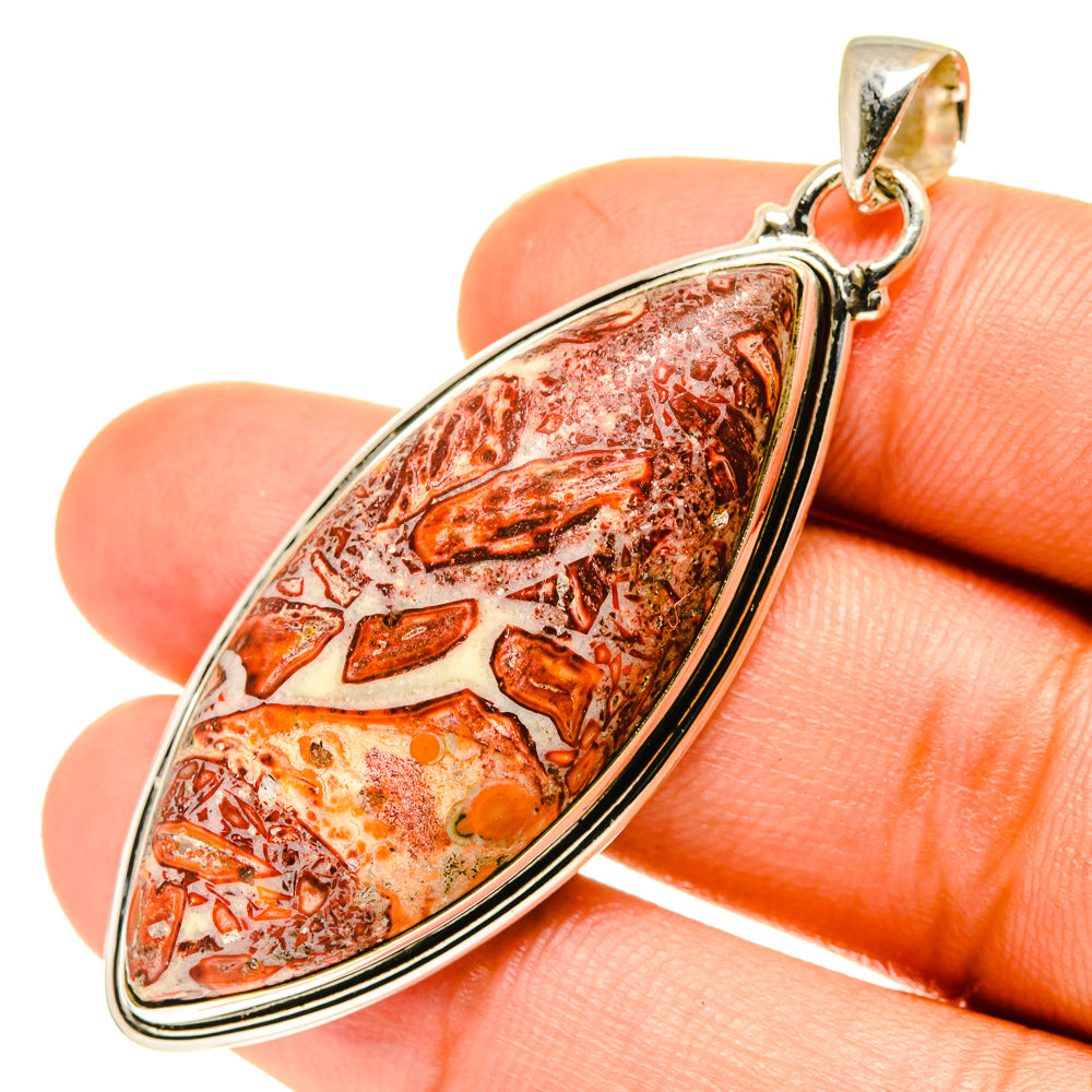 Poppy Jasper Pendants handcrafted by Ana Silver Co - PD3323