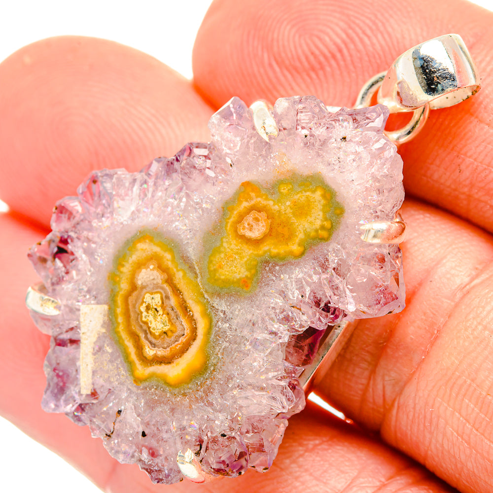 Amethyst Stalactite Pendants handcrafted by Ana Silver Co - PD33233