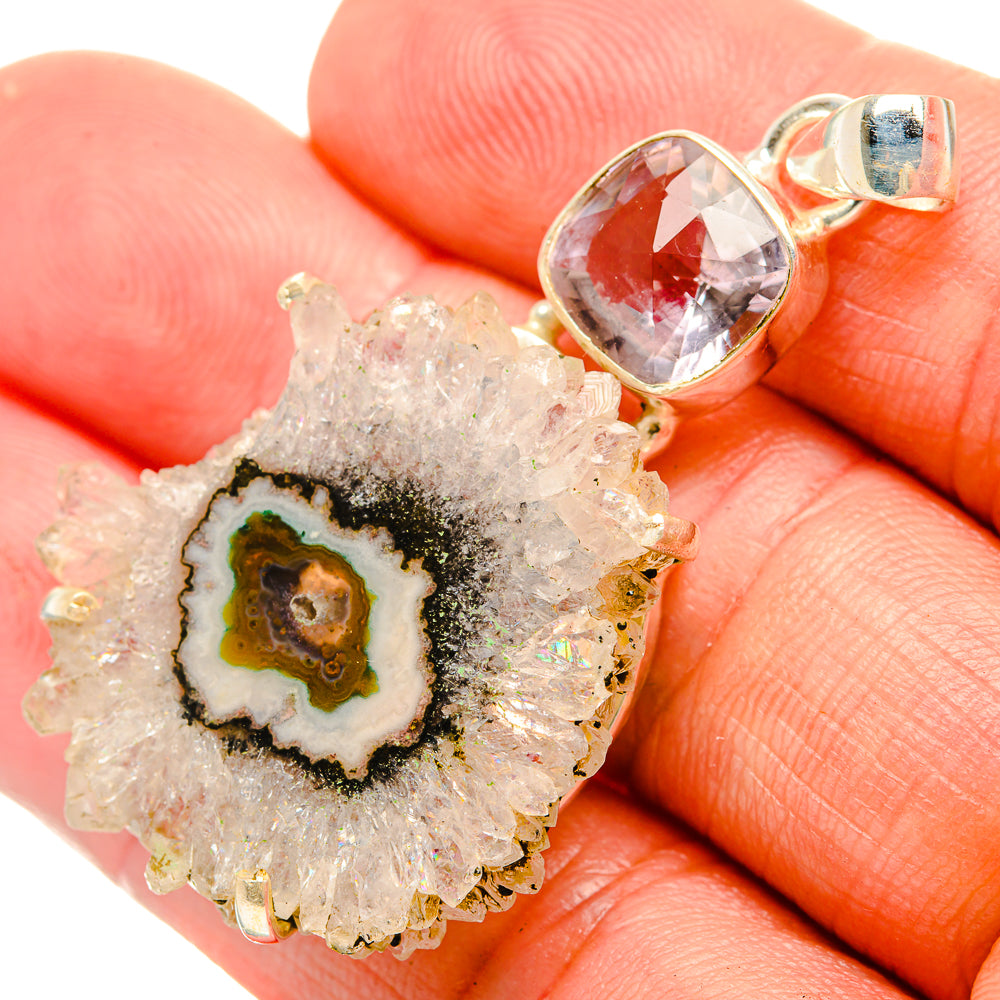 Amethyst Stalactite Pendants handcrafted by Ana Silver Co - PD33234