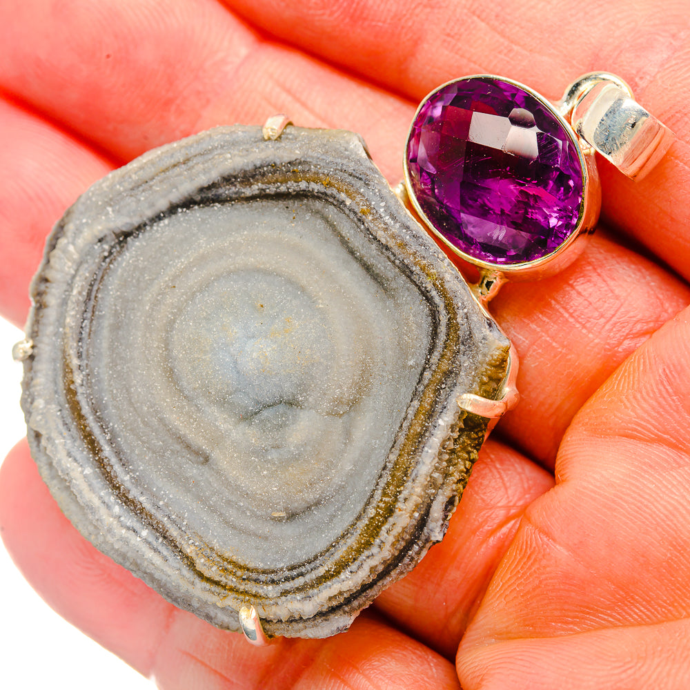 Desert Druzy Pendants handcrafted by Ana Silver Co - PD33248