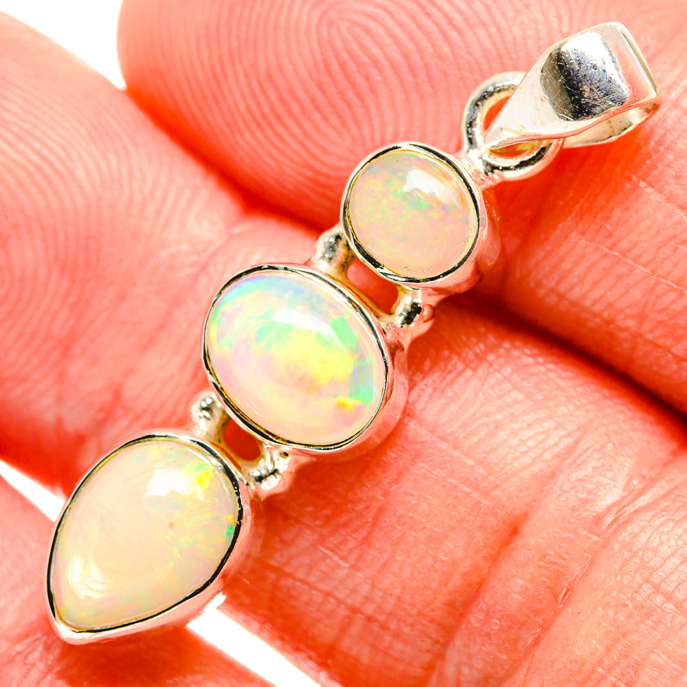 Ethiopian Opal Pendants handcrafted by Ana Silver Co - PD33262