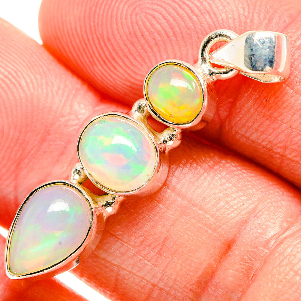 Ethiopian Opal Pendants handcrafted by Ana Silver Co - PD33265