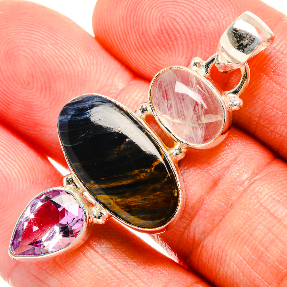 Pietersite Pendants handcrafted by Ana Silver Co - PD33271