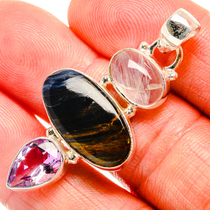 Pietersite Pendants handcrafted by Ana Silver Co - PD33271