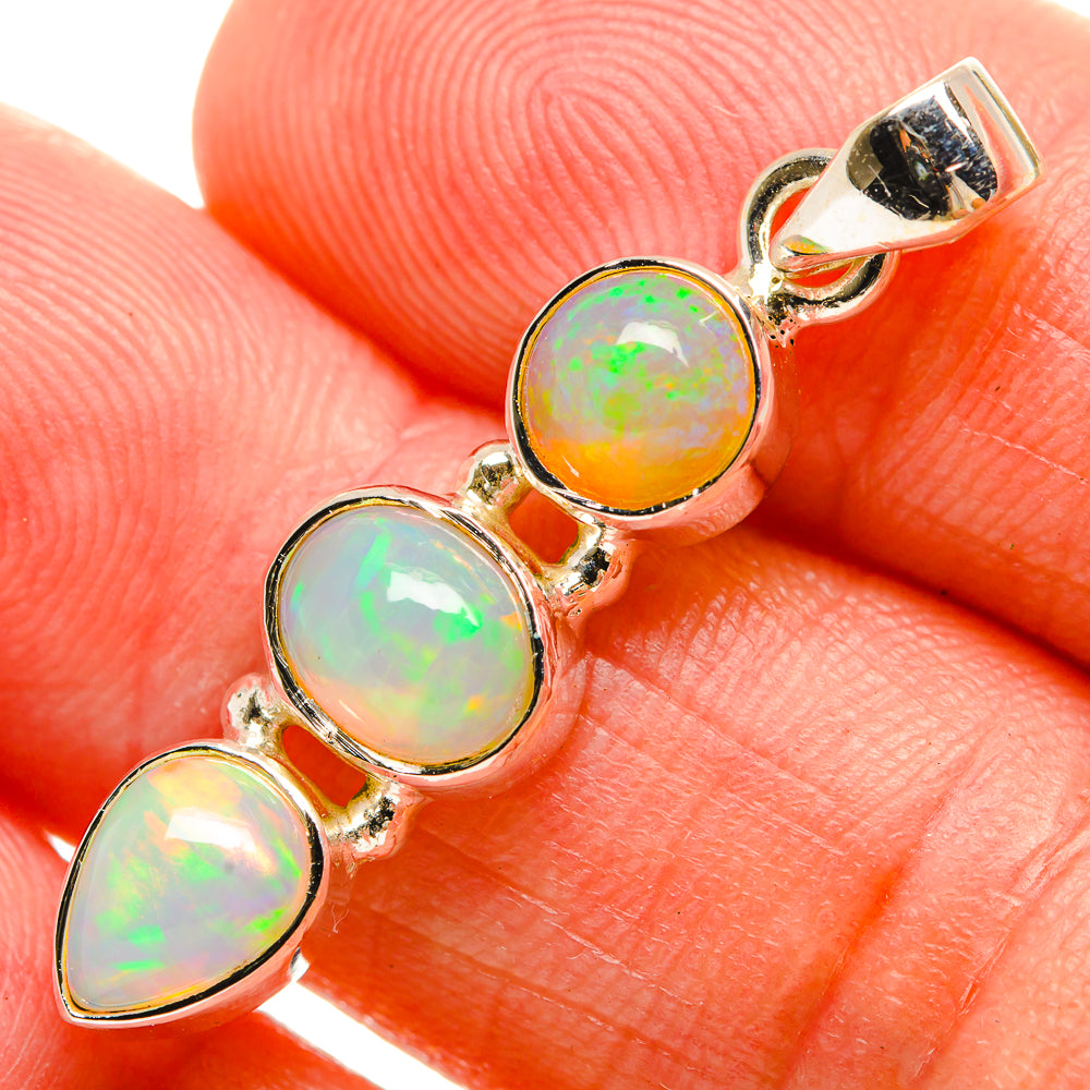 Ethiopian Opal Pendants handcrafted by Ana Silver Co - PD33279