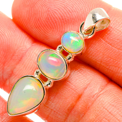 Ethiopian Opal Pendants handcrafted by Ana Silver Co - PD33280
