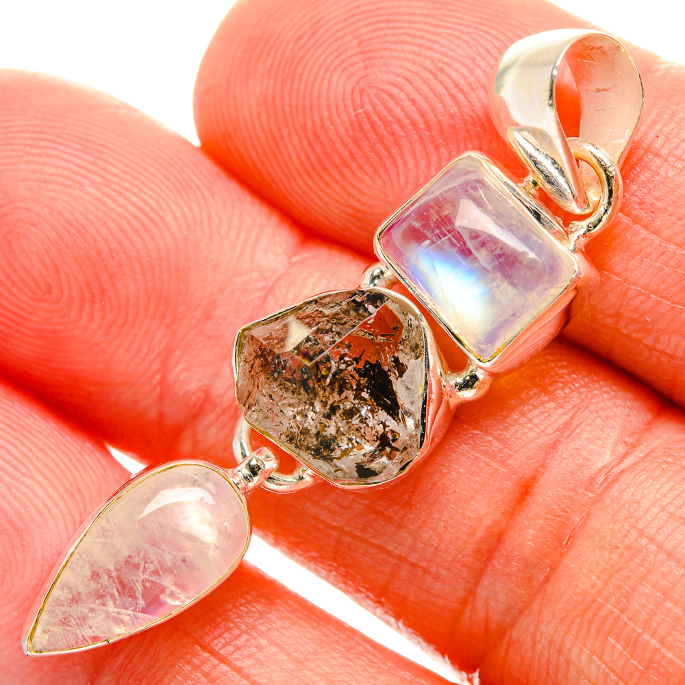Herkimer Diamond Pendants handcrafted by Ana Silver Co - PD33284