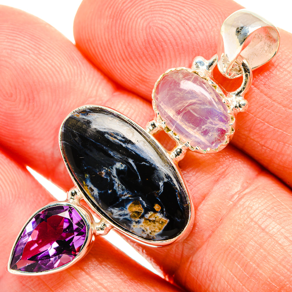 Pietersite Pendants handcrafted by Ana Silver Co - PD33287