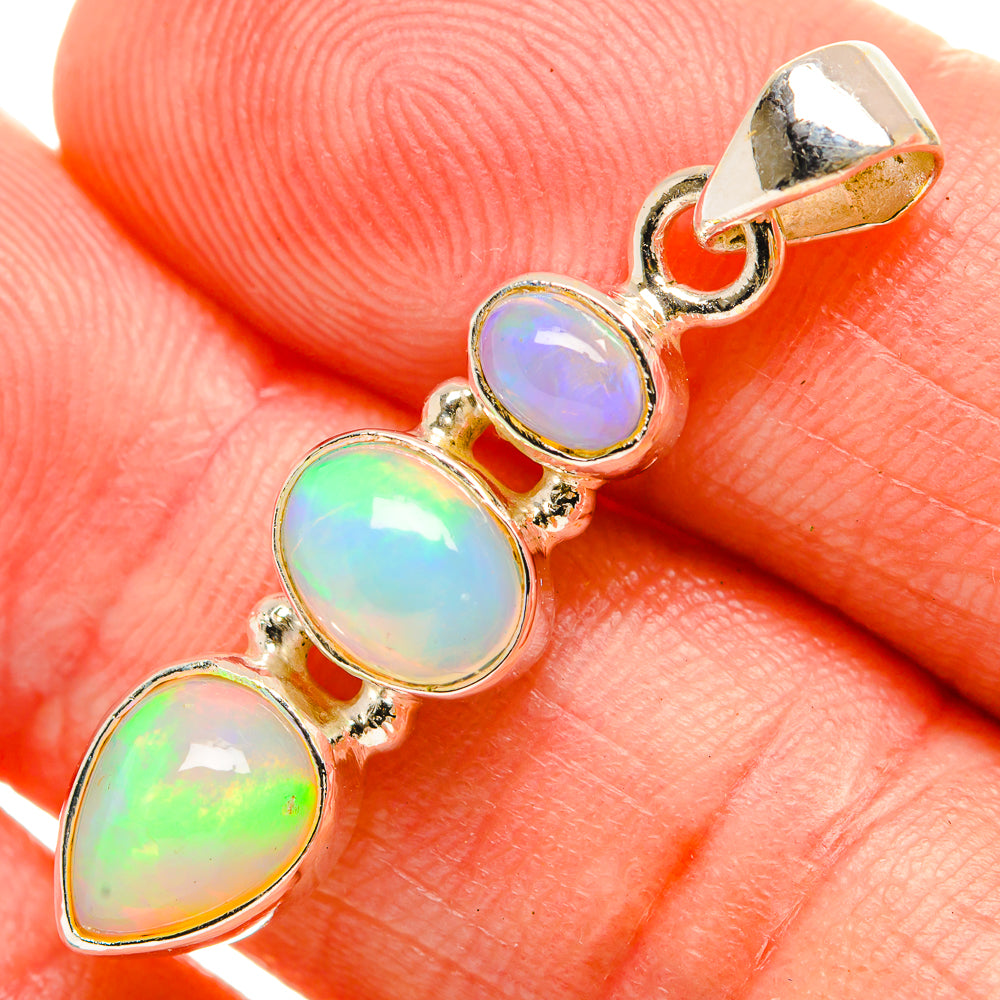 Ethiopian Opal Pendants handcrafted by Ana Silver Co - PD33289