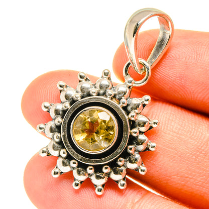 Citrine Pendants handcrafted by Ana Silver Co - PD3329