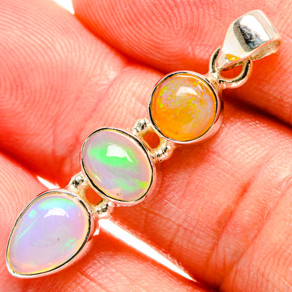 Ethiopian Opal Pendants handcrafted by Ana Silver Co - PD33290