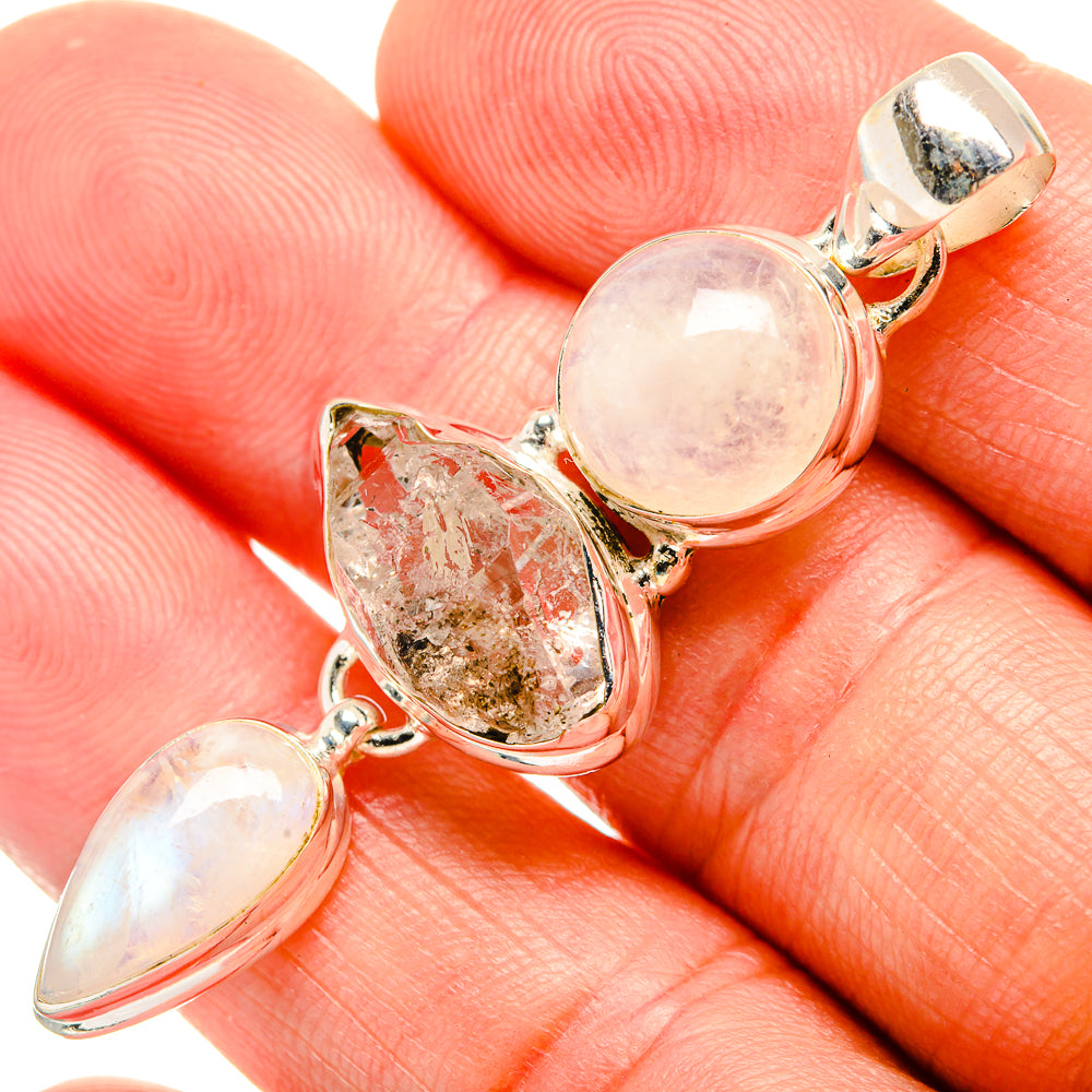 Herkimer Diamond Pendants handcrafted by Ana Silver Co - PD33291