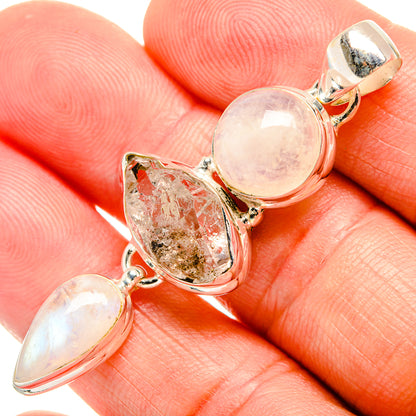 Herkimer Diamond Pendants handcrafted by Ana Silver Co - PD33291