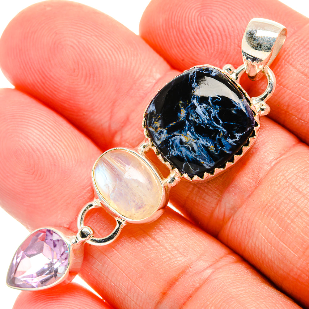 Pietersite Pendants handcrafted by Ana Silver Co - PD33293