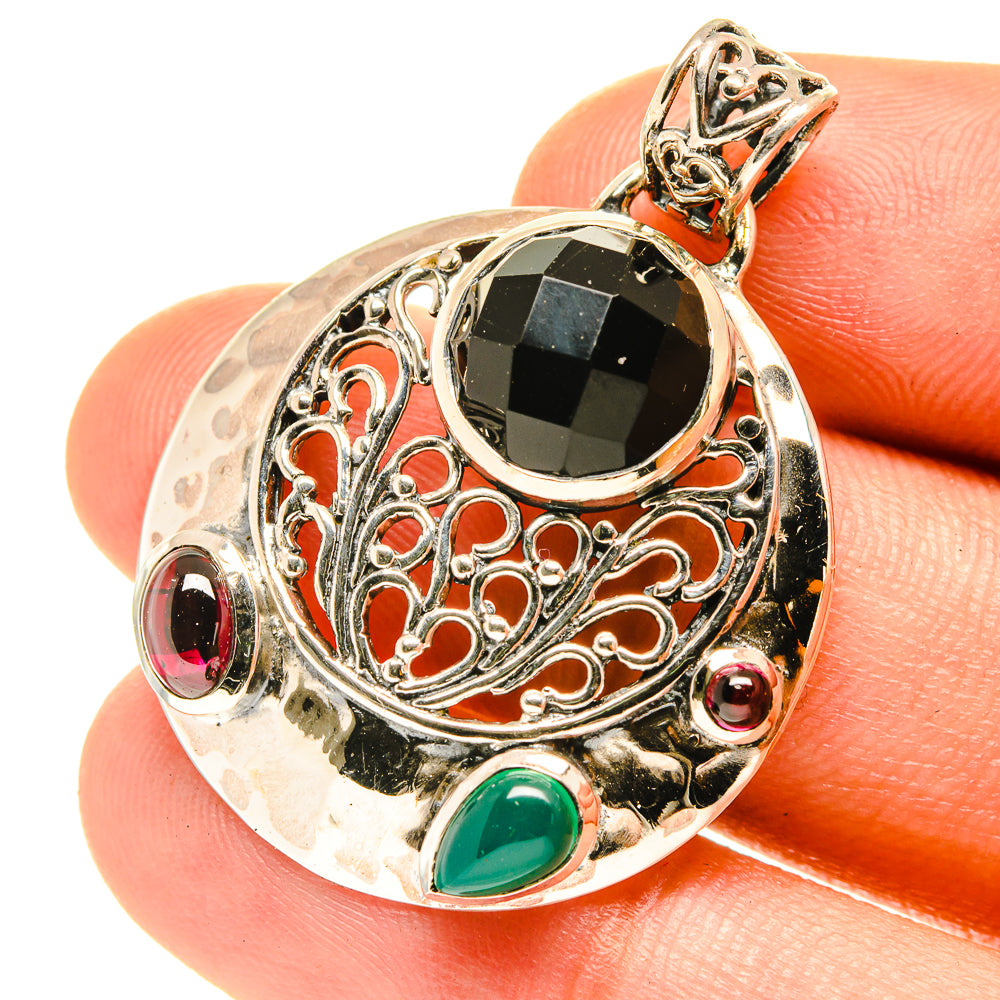 Black Onyx Pendants handcrafted by Ana Silver Co - PD3330