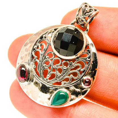 Black Onyx Pendants handcrafted by Ana Silver Co - PD3330
