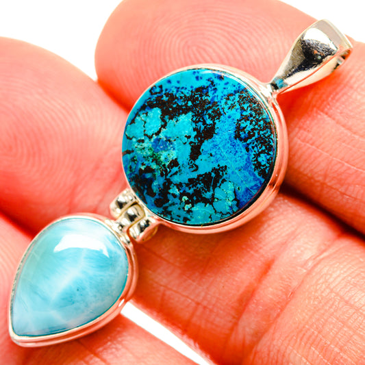 Shattuckite Pendants handcrafted by Ana Silver Co - PD33304