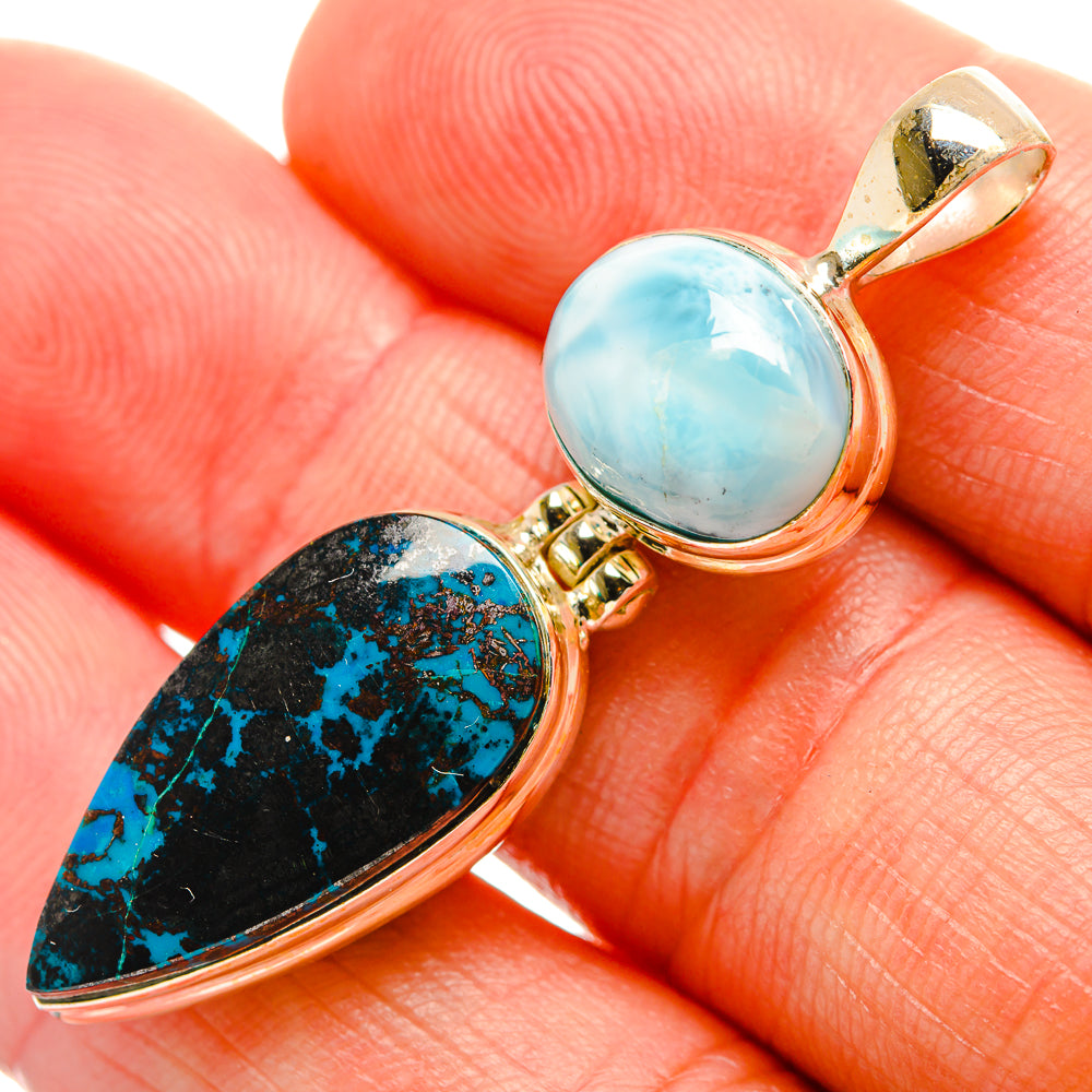 Shattuckite Pendants handcrafted by Ana Silver Co - PD33306