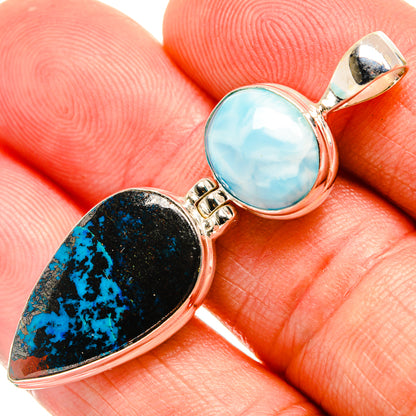Shattuckite Pendants handcrafted by Ana Silver Co - PD33311