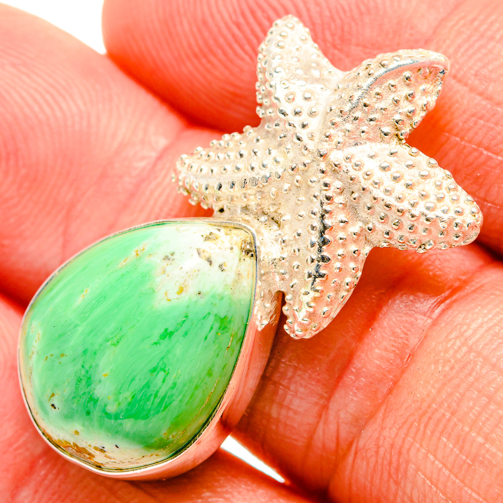 Chrysoprase Pendants handcrafted by Ana Silver Co - PD33312