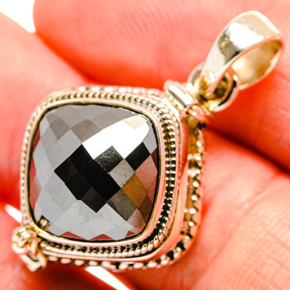 Hematite Pendants handcrafted by Ana Silver Co - PD33317